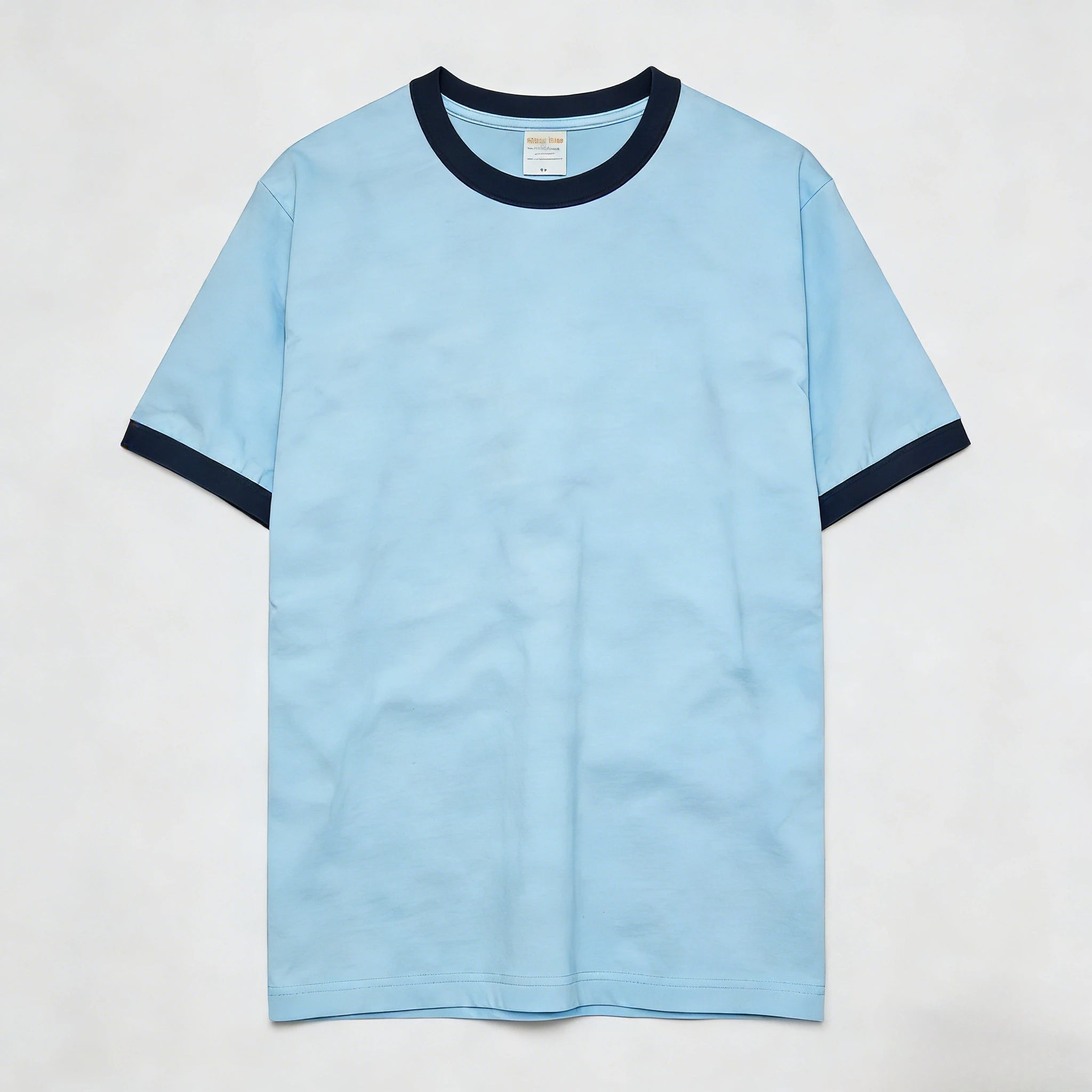 230G Heavy Cotton Contrasting Men T-shirt Short-sleeved Splicing Men's T shirt Youth Bottoming Tops Tees Shirt