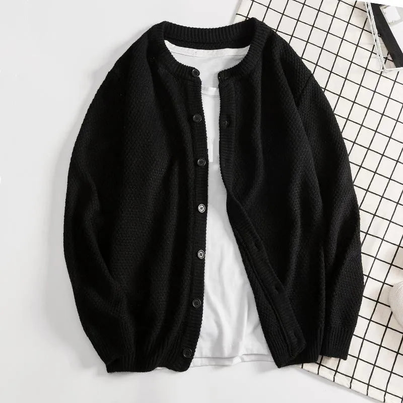 2026 New Men's Sweater Jackets Knitted Cardigan Heavy Overcoat for Male Warm Thick Sweaters Men Sweater Man Clothing
