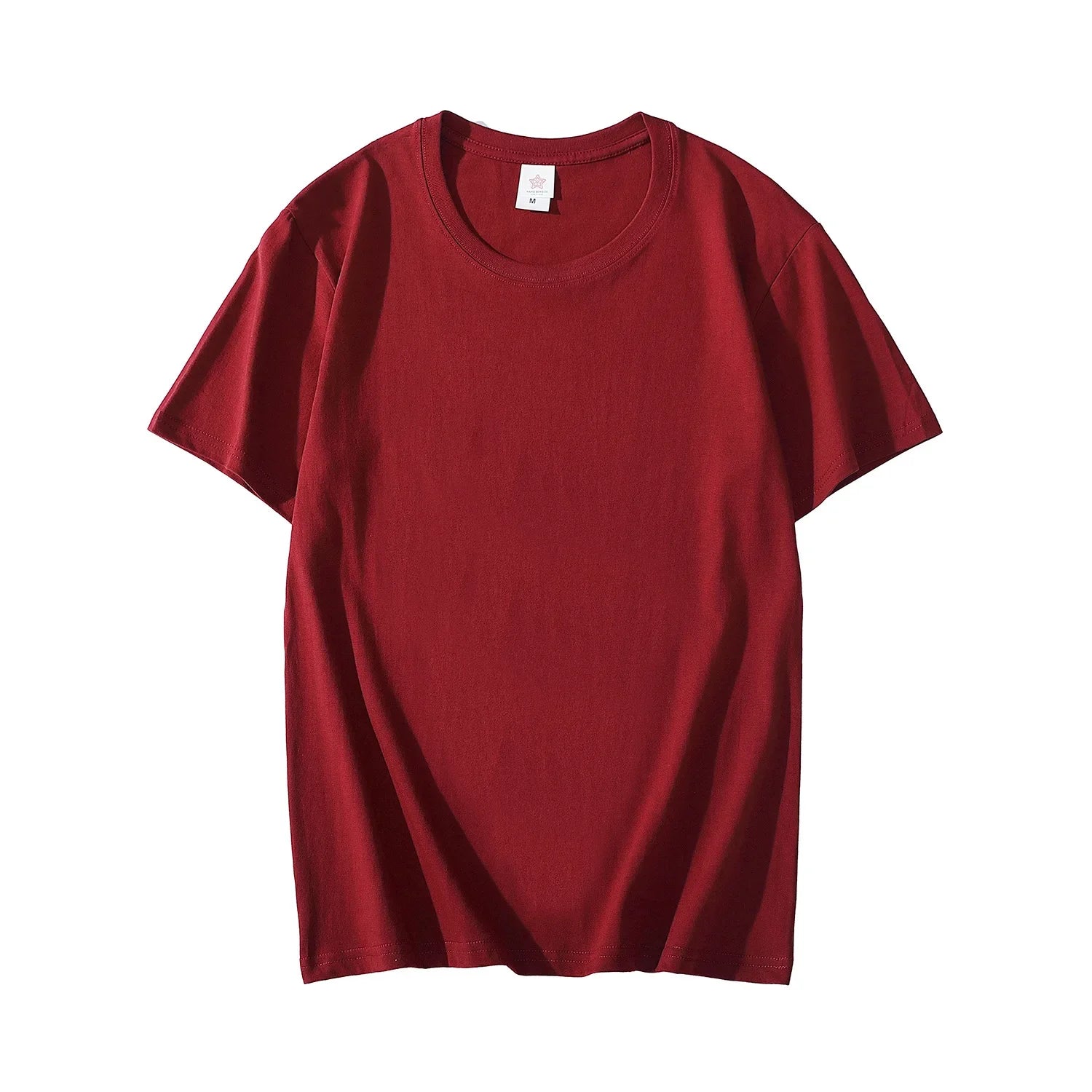 2026 New Cotton Men's T-shirt Short-sleeve Man T shirt Short Sleeve Pure Color Men t shirt T-shirts For Male Tops