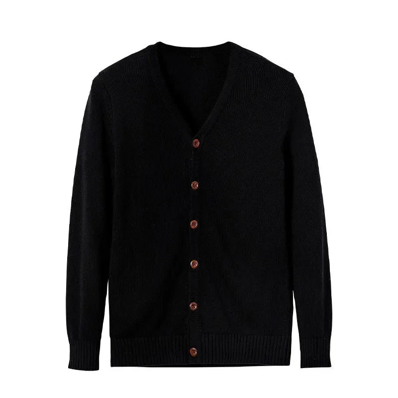 2026 New Men's T Shirt Fashion Youth V-Neck Sweater Knitting T-shirt for Male Casual Tops Cardigan Sweater Tshirt