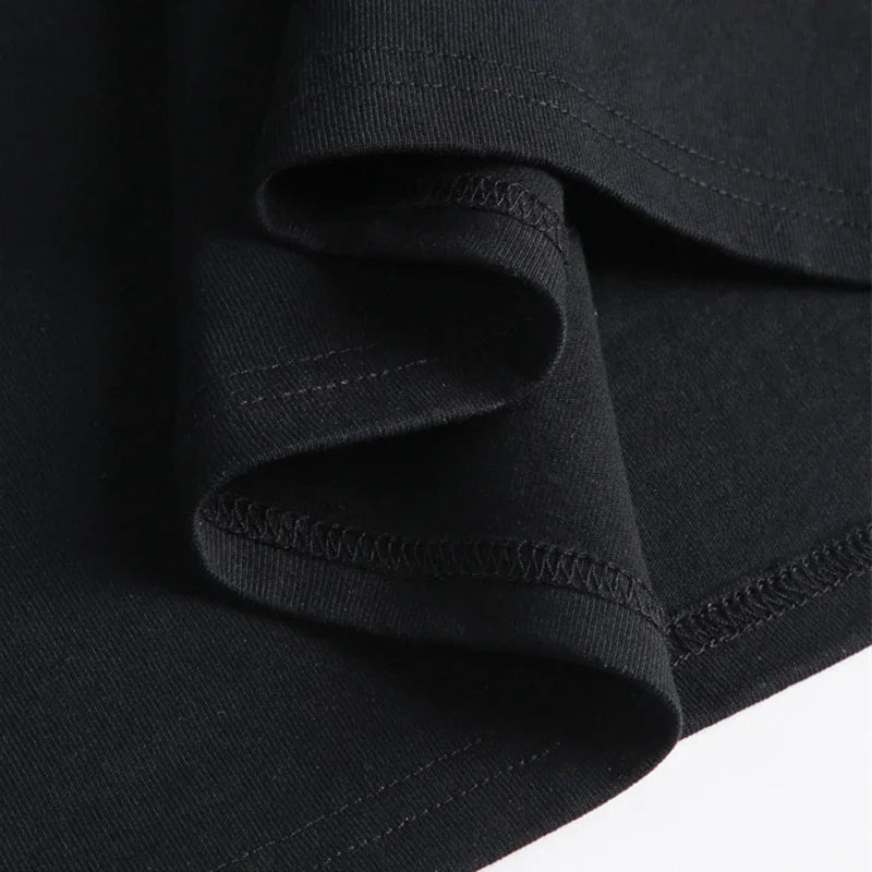 2026 New Short Sleeve 230g Cotton Round Neck Solid Color Loose Half Sleeve Bottoming Shirt For Men Tops Men's t Shirt
