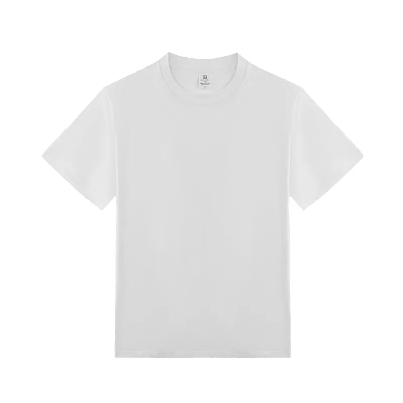 Pure Cotton 230g Heavy Short-sleeved 2026 New T-shirt Solid Color Loose Heavy Summer Casual Bottoming Shirt T-shirt