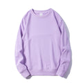 2026 New Men's Sweatshirts Tops Solid Color Men Round Neck Sweatshirts Jacket Long Sleeve Blank Man Cotton Sweater