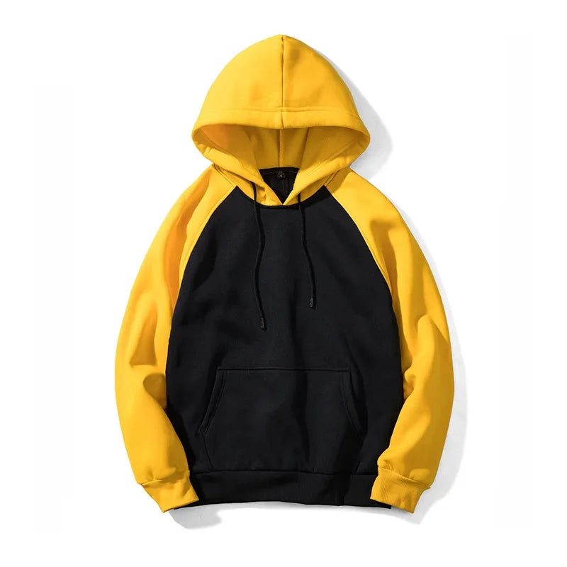 2026 Men's Hoodies Sweatshirts Multicolor Men Hooded Coat Pullover for Male Color Matching Brand New Man Hoodie Sweatshirt
