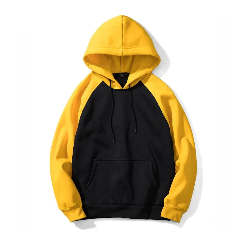 2026 Men's Hoodies Sweatshirts Multicolor Men Hooded Coat Pullover for Male Color Matching Brand New Man Hoodie Sweatshirt